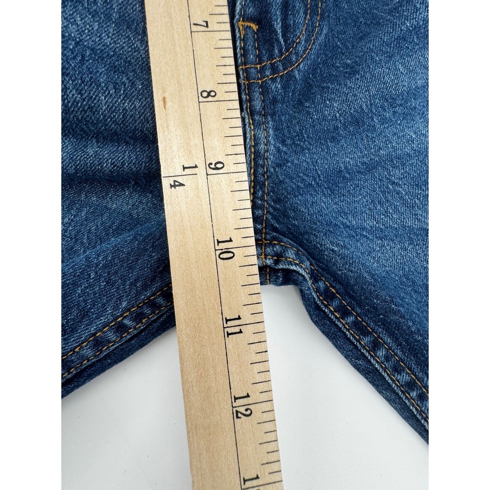 Levi 505 Regular Fit Straight Leg Jeans Mens W30 L29 Blue Denim 00505-3172 - Picture 7 of 12